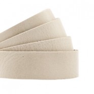 DQ leer plat 20mm Cream beige